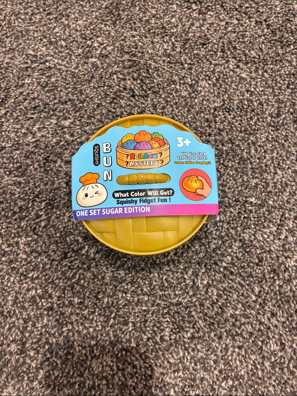 Rainbow Mystery Squishy Bun - Yellow Sugar Edition